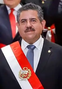 Manuel Merino, President of the Republic of Peru, 10–15 November 2020