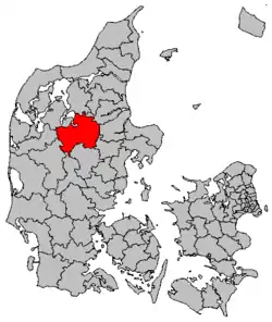 Location in Denmark