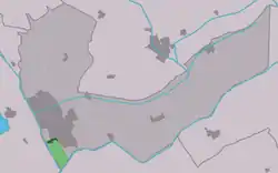 Location in the Heerenveen municipality