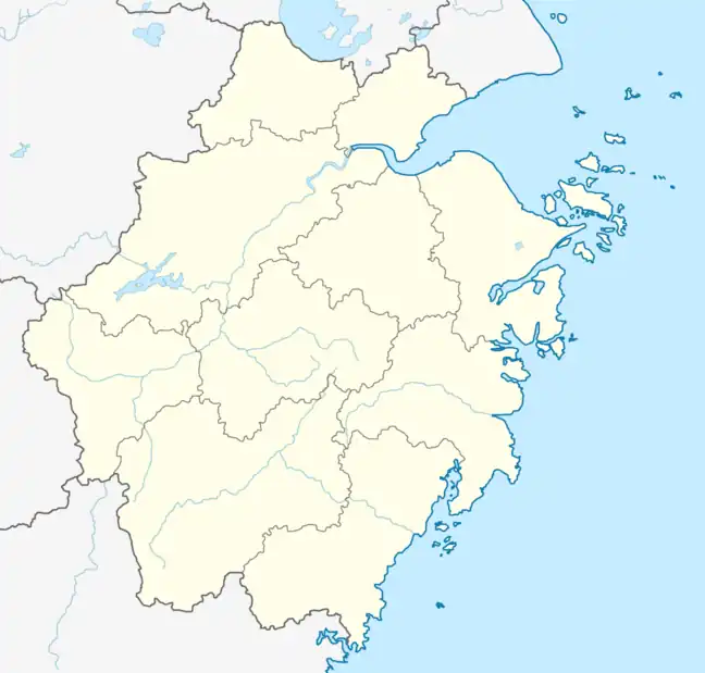 Zhejiang Ocean University is located in Zhejiang