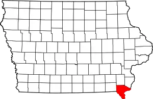 Lee County map