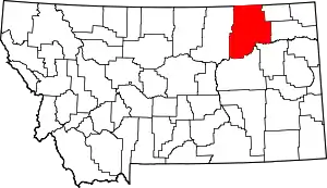 Valley County map