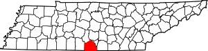 State map highlighting Lincoln County