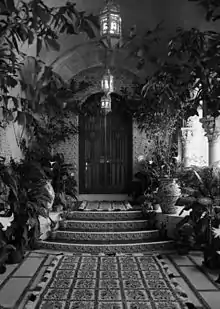 Entrance to Mar-a-Lago owner's suite, April 1967