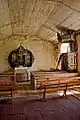 Interior from the old church of Marby