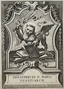  eighteenth-century engraving of ex libris