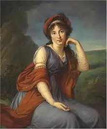 Portrait of Maria Razumovskaya by Élisabeth Vigée Le Brun, 1798