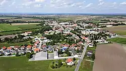 Aerial view of Markgrafneusiedl