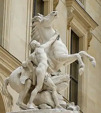 One of the Horses of Marly, by Guillaume Coustou (1739–45)