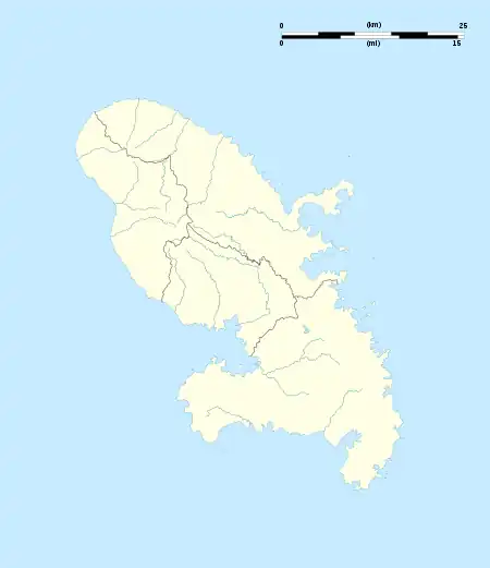 Trois-Rivières is located in Martinique