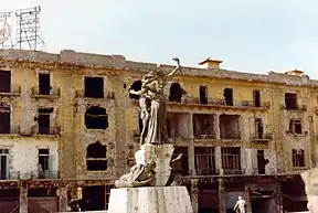 Martyrs square in 1982