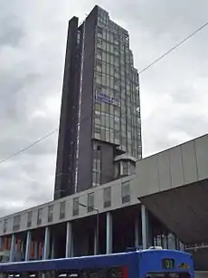 Manchester University Mathematics Tower, 1968.