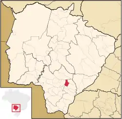 Location in Mato Grosso do Sul  state