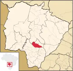 Location in Mato Grosso do Sul  state