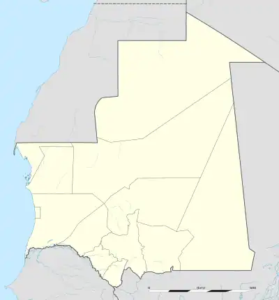 Kaédi is located in Mauritania