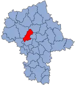 Location within the voivodeship