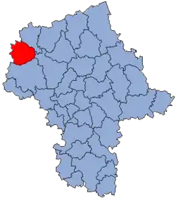 Location within the voivodeship