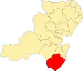 Location of the ward