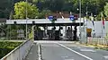 Border checkpoint on the Slovenia–Croatia border.