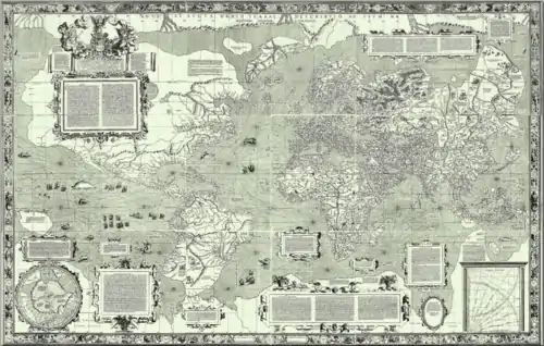 Image 41The 1569 Mercator map of the world. (from History of cartography)