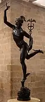 Large bronze version of Mercury (Bargello)