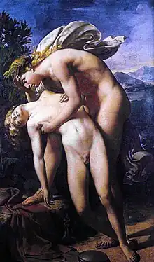 The death of Hyacinthus by Merry-Joseph Blondel, Musée Baron Martin