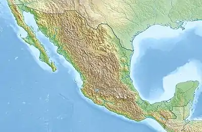 Map showing the location of La Primavera Biosphere Reserve