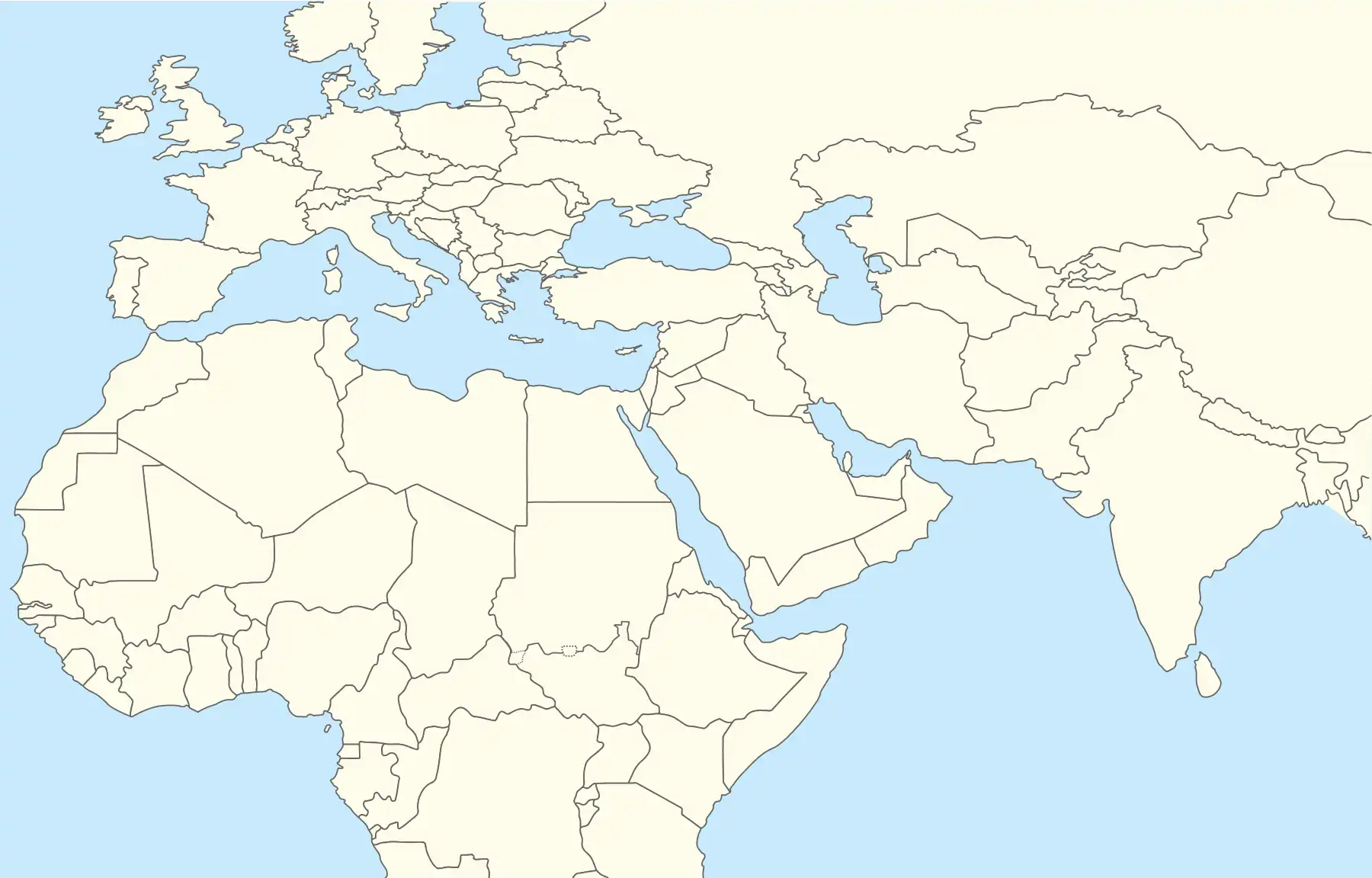 AUH is located in Middle East