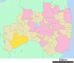 Location of Minamiaizu in Fukushima Prefecture