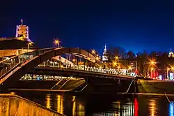 Bridge at night.