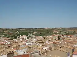 View of Minglanilla from the castle