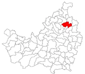 Location in Cluj County