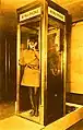 Minuphone (1967). Patrons could enter a telephone booth, dial a number, and be surprised by different effects.