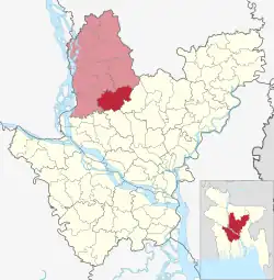 Location of Mirzapur