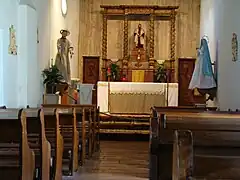 Interior of the church before the 2012 renovations.