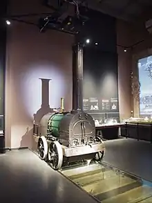 Model of Yefim and Miron Cherepanov's locomotive