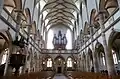 The nave looking towards the pipe organ