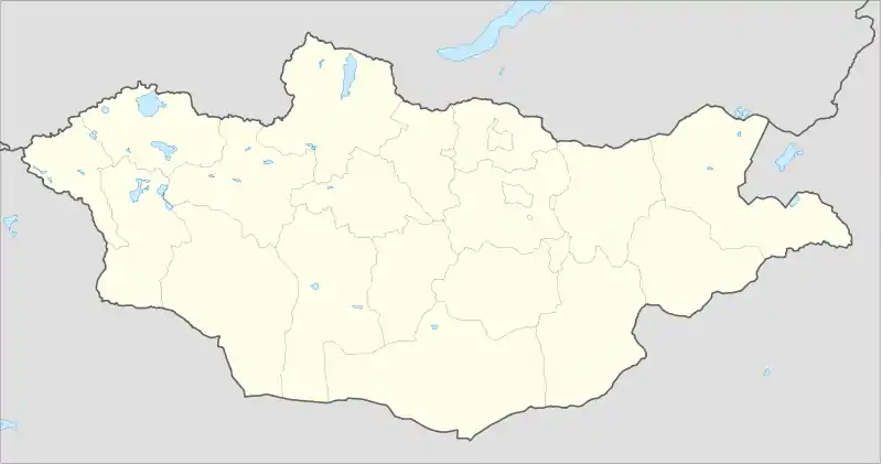 Khatanbulag is located in Mongolia