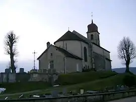 The church in Monnet-la-Ville