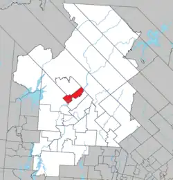 Location within Antoine-Labelle RCM