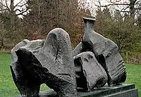 Henry Moore, Three Piece Reclining figure No.1, 1961, Yorkshire