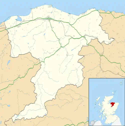 Moray is located in Moray