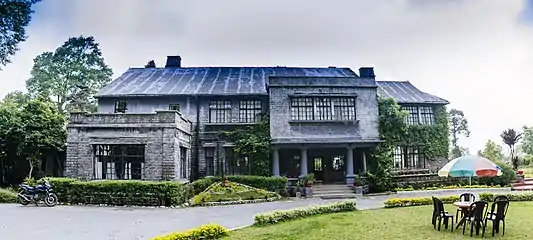 Front view of Morgan House from the lawn