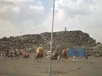 Mount Arafat, a few miles away from Mecca.