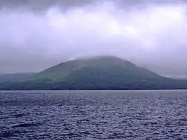 Lake Letas with Mount Gharat