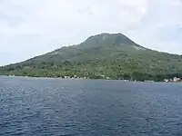 Mount Guisiliban is the southernmost volcano of the island.