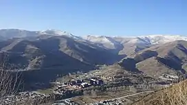 Mount Wutai from the air