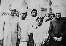 Sh. Jain with Jawahar Lal Nehru and Krishna Nayyar.