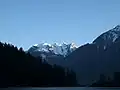 Mt. Frederick William seen from Princess Louisa Inlet at Dusk.