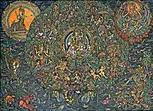 The Wheel of Life, I Ketut Murtika (b. 1952), Gouache on canvas